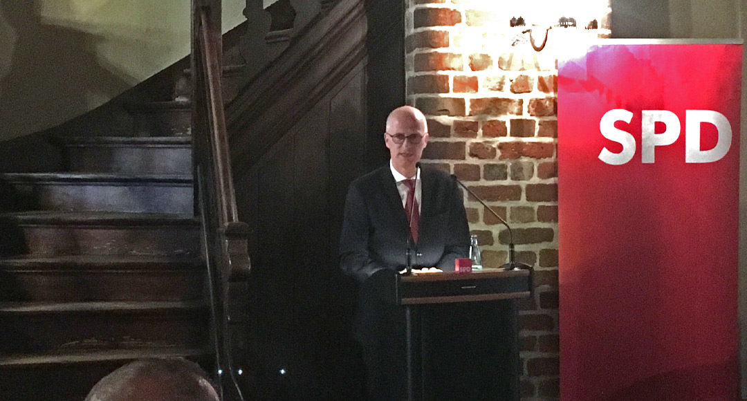 Dr. Peter Tschentscher, erster Bürgermeister Freie und Hansestadt Hamburg, Lüneburg, Klimaschutz, SPD, Metropolregion