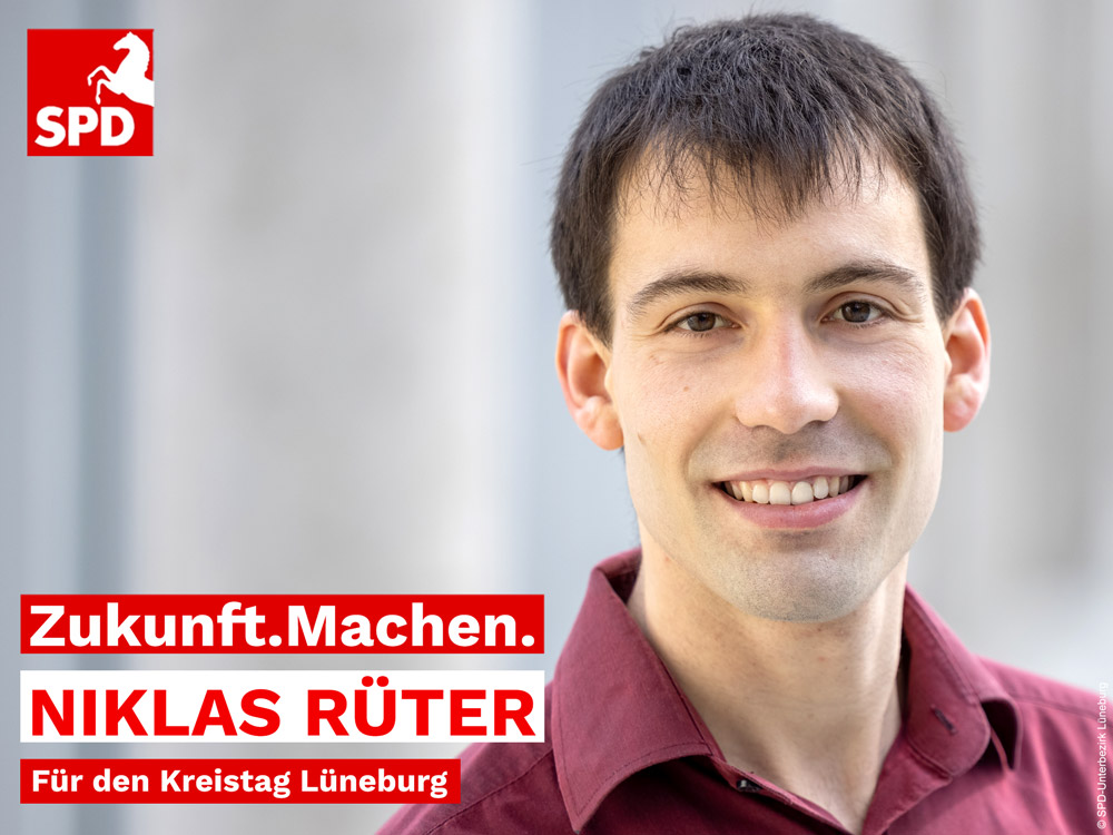 Niklas Rüter aus Handorf SPD Kandidat für den Lüneburger Kreistag